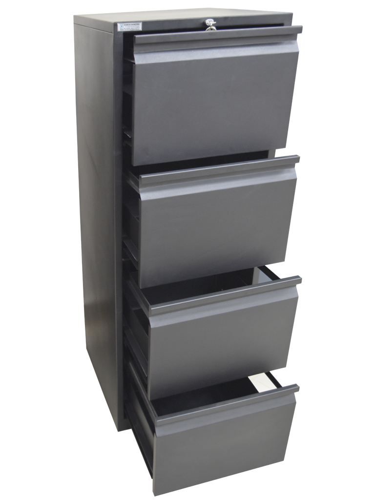 Shameem Engineering - Four Drawer File Cabinet Openview