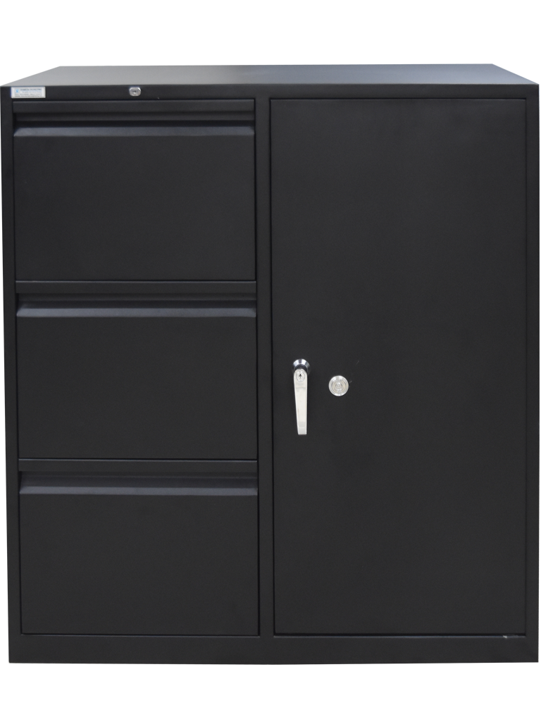 Shameem Engineering - Three Drawer File Cabinet cum Locker